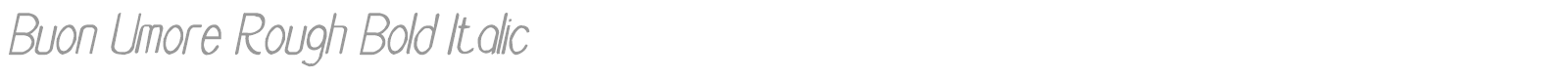Buon Umore font preview